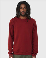 Unisex Sponge Fleece Raglan Crewneck Sweatshirt