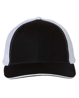 Sandwich Trucker Cap Valucap Black White Adjustable