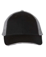 Sandwich Trucker Cap Valucap Black Grey Adjustable