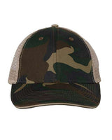 Sandwich Trucker Cap Valucap Green Camo Tan Adjustable