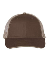 Sandwich Trucker Cap Valucap Brown Khaki Adjustable