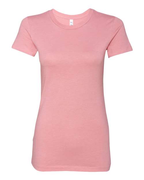 Women's Slim Fit Tee BELLA + CANVAS Heather Pink