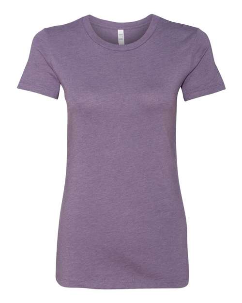Women's Slim Fit Tee BELLA + CANVAS Heather Purple M