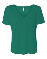 Women’s Slouchy V-Neck Tee BELLA + CANVAS Kelly 2XL