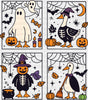 4 Frame Goose Design - Halloween DTF Transfer ready2transfer