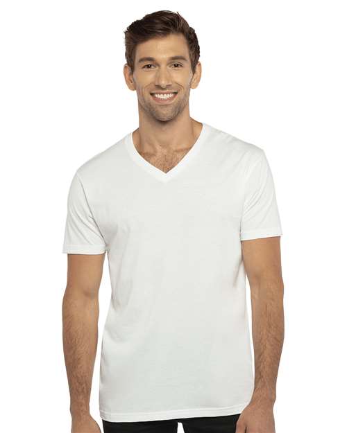 Unisex Cotton V-Neck Tee