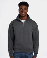 Unisex Super Sweats NuBlend® Quarter-Zip Cadet Collar Sweatshirt