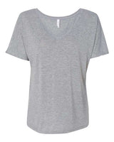 Women’s Slouchy V-Neck Tee BELLA + CANVAS Athletic Heather