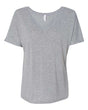 Women’s Slouchy V-Neck Tee BELLA + CANVAS Athletic Heather