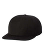 Premium Five-Panel Snapback Cap YP Classics Black Adjustable