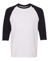 Unisex Heavy Cotton™ Raglan Three-Quarter Sleeve T-Shirt
