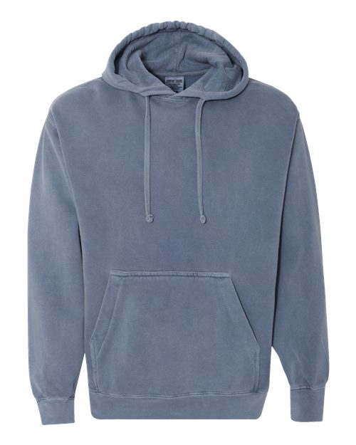 Unisex Garment-Dyed Hooded Sweatshirt Comfort Colors Blue Jean