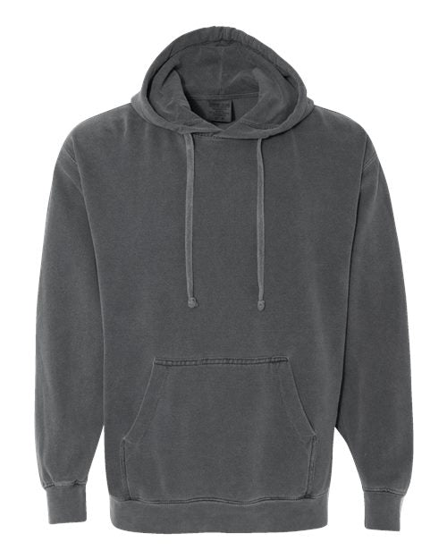 Unisex Garment-Dyed Hooded Sweatshirt Comfort Colors Pepper