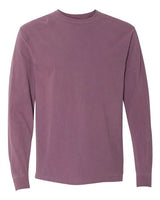 Unisex Garment-Dyed Heavyweight Long Sleeve T-Shirt Comfort Colors Berry