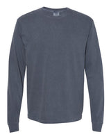 Unisex Garment-Dyed Heavyweight Long Sleeve T-Shirt Comfort Colors Denim