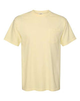 Unisex Garment-Dyed Heavyweight Pocket T-Shirt Comfort Colors Banana 3XL