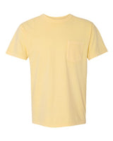Unisex Garment-Dyed Heavyweight Pocket T-Shirt Comfort Colors Butter