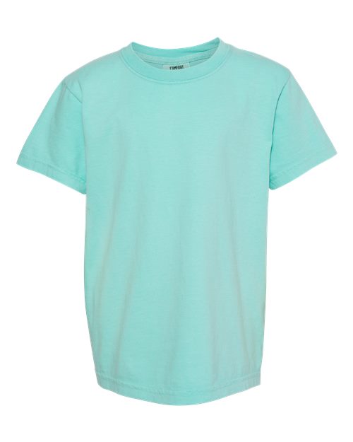 Youth Garment-Dyed Heavyweight T-Shirt Comfort Colors Chalky Mint