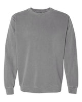 Unisex Garment-Dyed Crewneck Sweatshirt Comfort Colors Grey