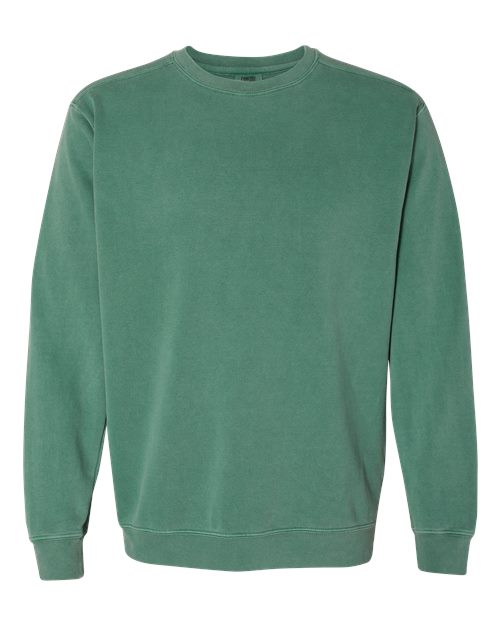 Unisex Garment-Dyed Crewneck Sweatshirt Comfort Colors Light Green