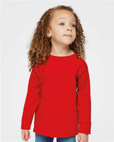 Toddler Fine Jersey Long Sleeve Tee Rabbit Skins Red