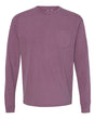 Unisex Garment-Dyed Heavyweight Long Sleeve Pocket T-Shirt Comfort Colors Berry