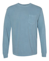 Unisex Garment-Dyed Heavyweight Long Sleeve Pocket T-Shirt