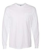 Unisex Garment-Dyed Heavyweight Long Sleeve Pocket T-Shirt