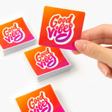 Square stickers