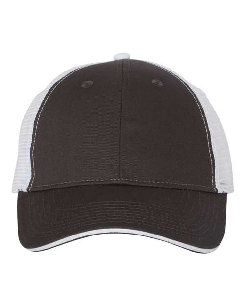 Sandwich Trucker Cap Valucap Charcoal White Adjustable