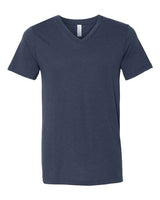 Unisex Triblend V-Neck Tee BELLA + CANVAS Solid Navy Triblend
