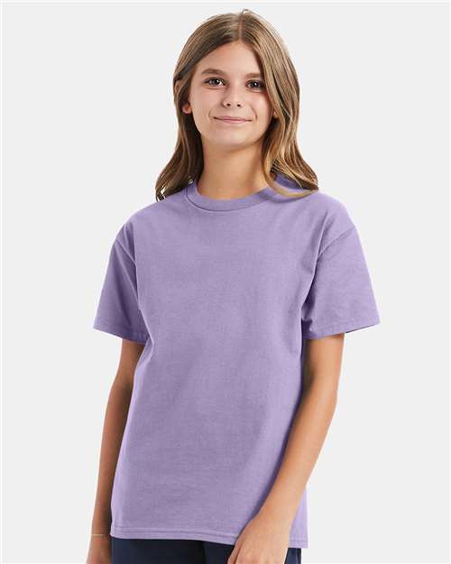 Youth Authentic T-Shirt Hanes Lavender