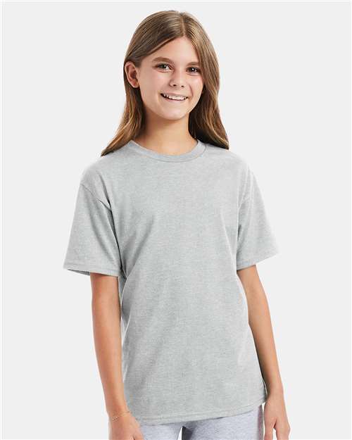 Youth Perfect-T T-Shirt Hanes Ash