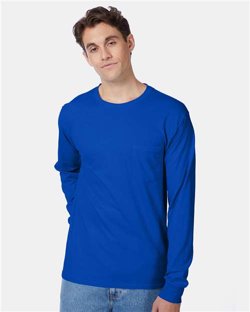 Men's Authentic Long Sleeve Pocket T-Shirt