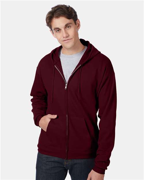 Unisex EcoSmart® Full-Zip Hooded Sweatshirt