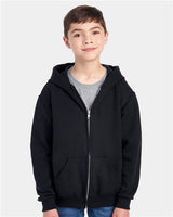 Youth NuBlend® Full-Zip Hooded Sweatshirt