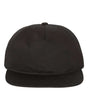 Lightly-Structured Five-Panel Snapback Cap YP Classics Black Adjustable