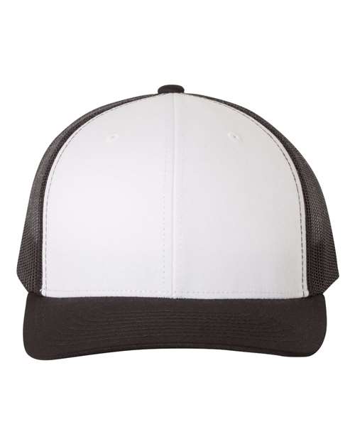 Retro Trucker Cap YP Classics Black White Black Adjustable