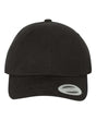 Peached Cotton Twill Dad Hat YP Classics Black Adjustable