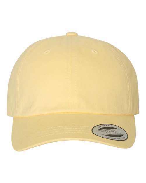 Peached Cotton Twill Dad Hat YP Classics Yellow Adjustable