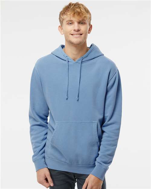 Unisex Midweight Pigment-Dyed Hooded Sweatshirt