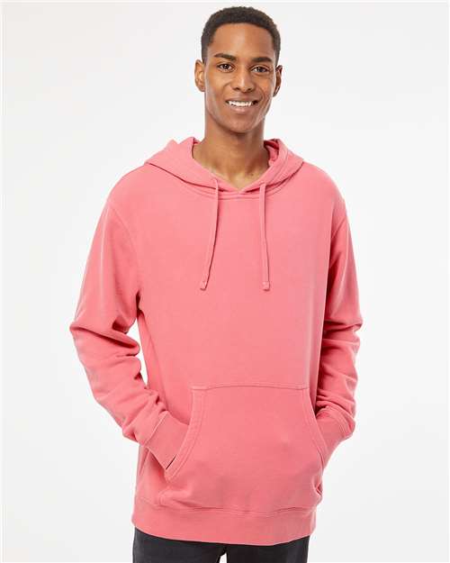 Unisex Midweight Pigment-Dyed Hooded Sweatshirt