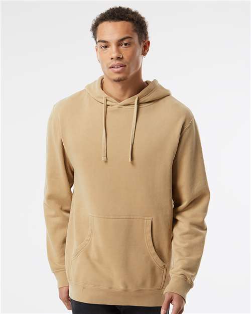 Unisex Midweight Pigment-Dyed Hooded Sweatshirt
