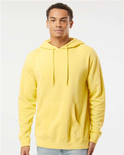 Unisex Midweight Pigment-Dyed Hooded Sweatshirt