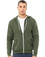 Unisex Sponge Fleece Full-Zip Hoodie Sweatshirt