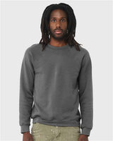 Unisex Sponge Fleece Raglan Crewneck Sweatshirt BELLA + CANVAS Asphalt