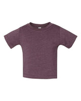 Infant Jersey Tee BELLA + CANVAS Heather Maroon