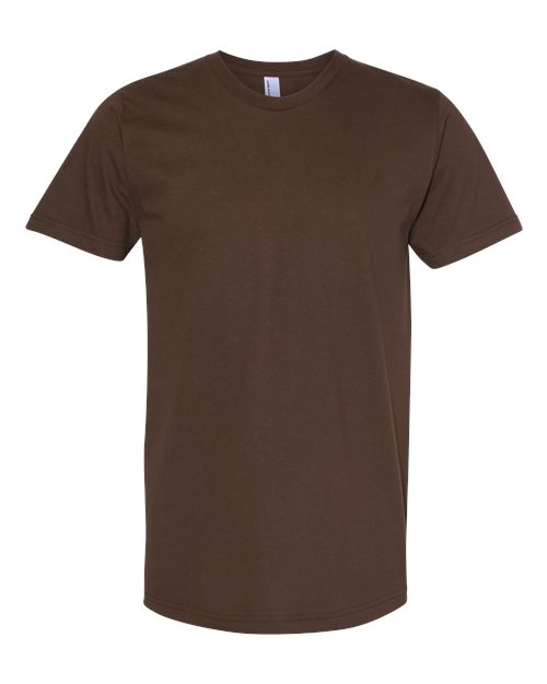 Unisex Fine Jersey Tee American Apparel Brown
