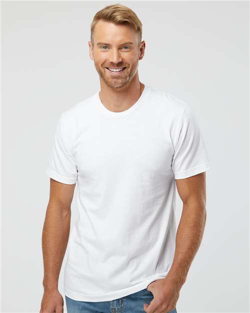 Unisex Fine Jersey Tee American Apparel White