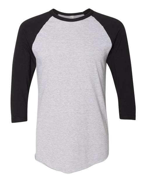 Unisex 50/50 Raglan Three-Quarter Sleeve Tee